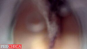 Sperma wcipce: Uma vista de câmera escondida de uma surpresa de creampie