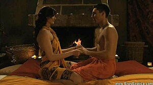 Massaggio sensuale e incontro erotico con una coppia indiana