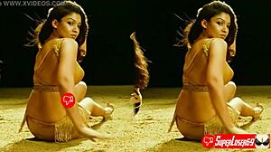 Nayanthara's seductive music and big boobs make for a steamy encounter