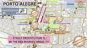 Porto Alegres'teki sokak fahişeleri: Fahişeler, eskortlar ve serbest çalışanların haritası