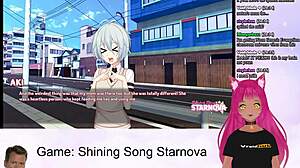 Vtuber streaming Shining Song Starnova Aki bagian 6
