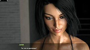 Bruneta este futută și umplută cu spermă într-o scenă porno 3D fierbinte