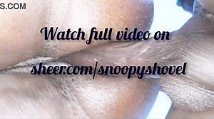 Father-in-law gets down and dirty with his ebony stepdaughter in full video