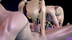 תשוקת מרי הקריקטורה למין אוראלי באנימציה הנטאי