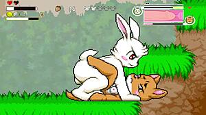 การเล่นเกมโป๊ที่เร่งรีบ: ดูของเล่นกระต่ายที่ซุกซนมีชีวิตขึ้นมา