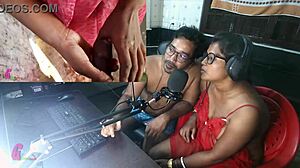 Indijski učitelji na pustolovščini na prostem z vzburjajočo porno zvezdo