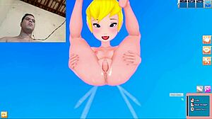 Çizgi film porno oyunu Tinker Bell Hentai animasyonlu grafikler