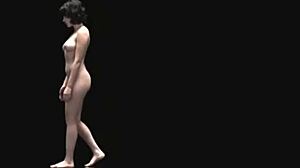 スカーレット・ヨハンソンの裸の写真、大きなおっぱいと毛深いマンコが揺れる!