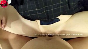 סרטון הנטאי לא מצונזר שמציג בייב יפני במפגש חם