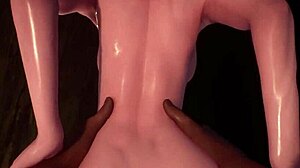 Hinatas zmysłowa kowbojka i jazda od tyłu w 3D hentai