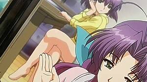 MILF-Stiefmutter wäscht 18-jährigen Stiefsohn in ungefiltertem Hentai mit 2D-Animation im Anime-Stil